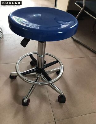 China Fiberglass Science Lab Chairs , Adjustable Lab Stool Pneumatic Jack Control supplier