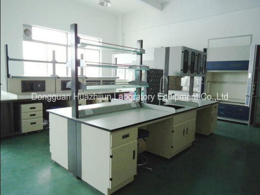 China 13mm Worktops Chemistry Laboratory Furniture Adjustable Height Feet supplier