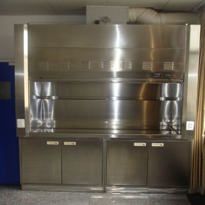 China Multifunctional Stainless Steel Fume Hood Exhaust System Commercial Furniture supplier