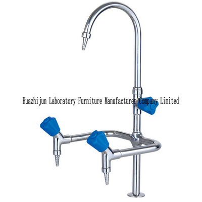 China Deck Mounted Science Lab Faucets , Laboratory Faucets And Fixtures 304 SS Body supplier