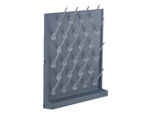 China Science Lab Equipment Laboratory Pegboard Drying Rack Single Face PP Drip Shelf supplier