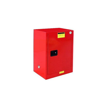 China Full Steel Flammable Liquid Storage Cabinet With Built - In Grounding Connector supplier