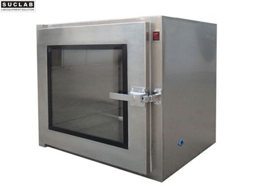 China Clean Room Pass Through Box UV Lamp Lighting With Interlocking System supplier