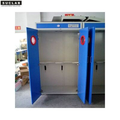 China Satety Laboratory Storage Cabinets , Gas Cylinder Cabinet With Alarm System supplier