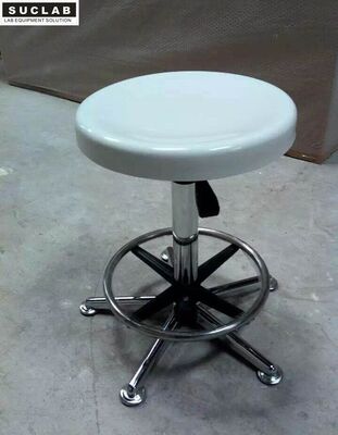 China Steel Back Frame SS Revolving Stool Customized Made Revolving Lab Bench Chairs supplier