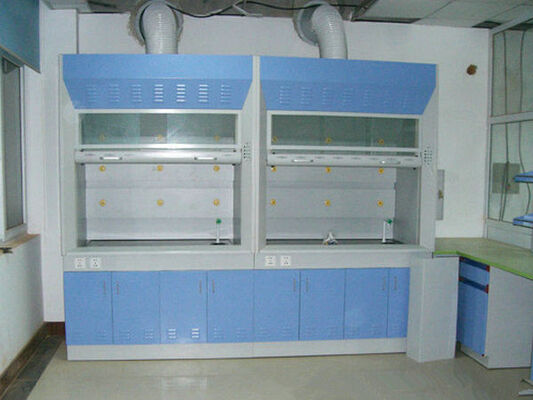 China Laboratory Steel Fume Hood 1800*800*2350mm Dimension With Single Water Faucet supplier
