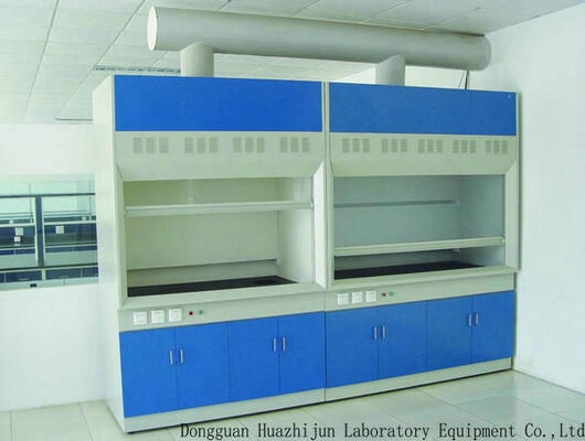 China Lab Metal Steel Fume Hood 50mm Height Adjustable Feet Convenient Operating supplier