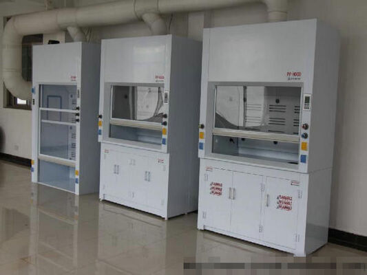 China Modern Design PP Fume Hood , AC220V Power Laminar Airflow Hood supplier
