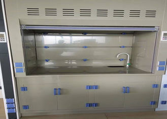 China School PP Fume Hood Laboratory Equipment, Lab Fume Cupboard With Faucet / Sink supplier