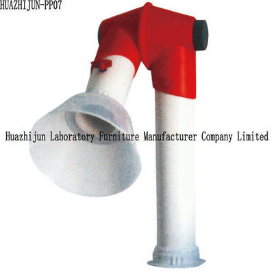 China Flexible Laboratory Fittings , Bench Mounted Fume Extraction Arms With PP Tubes supplier
