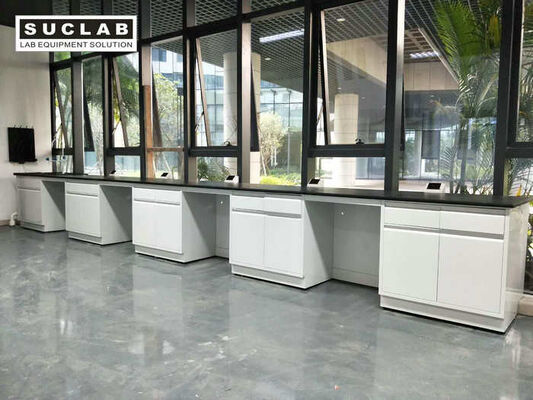 China Chemical Resistant Countertops Steel Laboratory Wall Bench For Laboratory Usage supplier