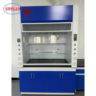 China 1.5m Length Galvanized Steel Lab Fume Hood Belong Ventilation Equipment In Laboratory Line supplier