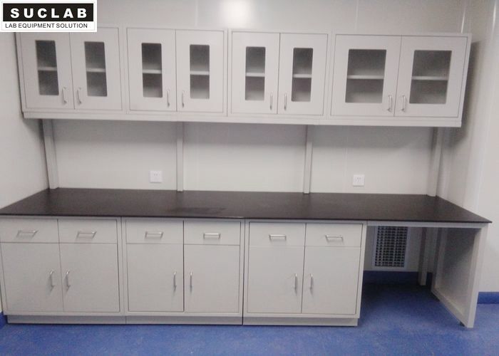 Healthcare Clean Room Furniture , Modern Lab Working Table Optional Colors