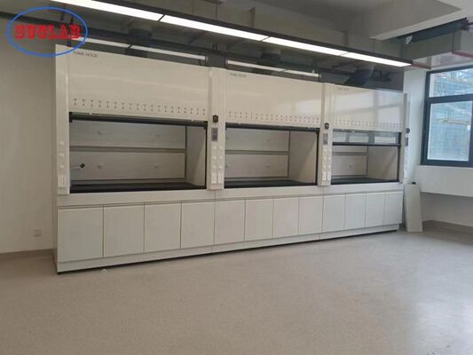New Style Steel Laboratory Fume Cupboard With Ducted Ventilation System supplier