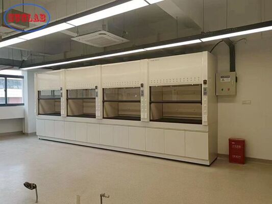 New Style Steel Laboratory Fume Cupboard With Ducted Ventilation System supplier
