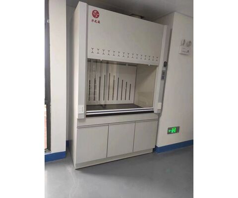 Gray White Colour Lab Fume Hood With Ducted Ventilation System supplier