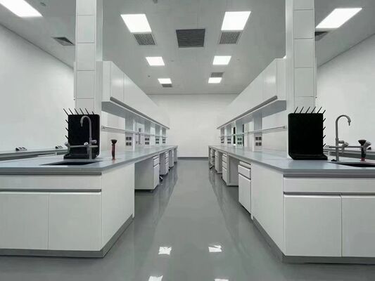 High Standard Ceramic Worktop Laboratory Casework Furniture For University Usage supplier