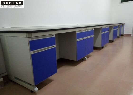 C Frame Structure Modular Lab Benches , Science Laboratory Furniture In Testing Center supplier