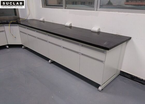 Black Marble Countertop Modular Lab Furniture In High Temperature Laboratory supplier