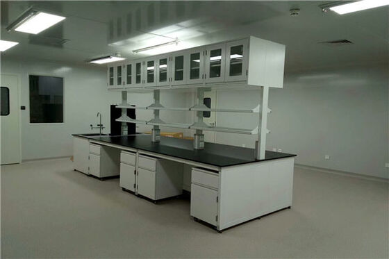 Custom Made Island Bench Lab Furnitures With Sink Unit For Chemical Lab Furniture supplier