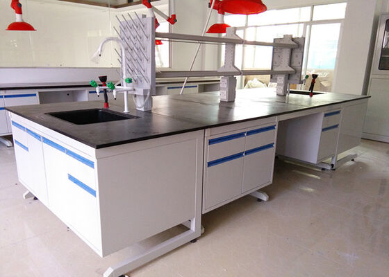 Epoxy Resin Top Chemical Lab Furniture 1.0mm Thickness Cold Rolled Steel Materials supplier