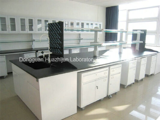 13mm Worktops Chemistry Laboratory Furniture Adjustable Height Feet supplier