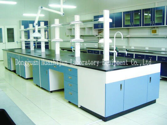 Biology Laboratory Working Table , Lab Desk Furniture High Strength Steel Frame supplier