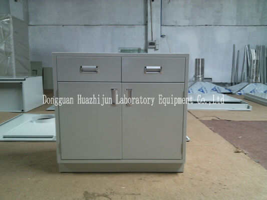 800*500*600mm Chemistry Lab Tables , Metal Laboratory Cabinets Powder Coated supplier