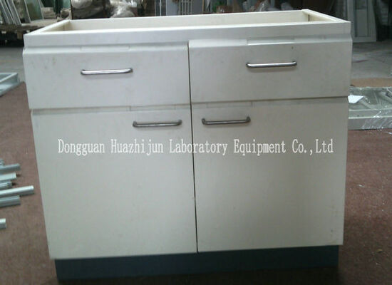 800*500*600mm Chemistry Lab Tables , Metal Laboratory Cabinets Powder Coated supplier