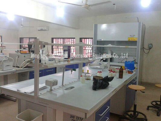 Acid Resistance School Science Laboratory Furniture Double Thick Edge Bench Top supplier