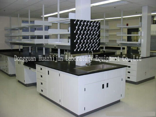 Research Lab Bench Furniture 3*1.5*0.85m Table Size With Adjustable Feet supplier
