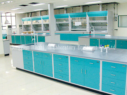 Research Lab Bench Furniture 3*1.5*0.85m Table Size With Adjustable Feet supplier