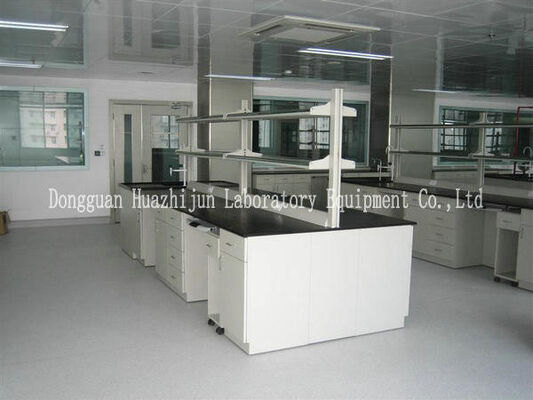 Educational Steel Laboratory Furniture , Chemical Resistant Lab Tables For Schools supplier