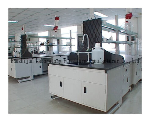 Steel Structure Lab Tables With Drawers , Electronics Lab Furniture Compact Size supplier