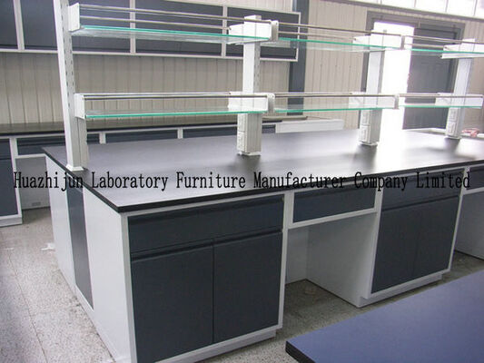Movable LSteel Lab Bench 1.0mm Steel Material With Emergency Eyewasher supplier