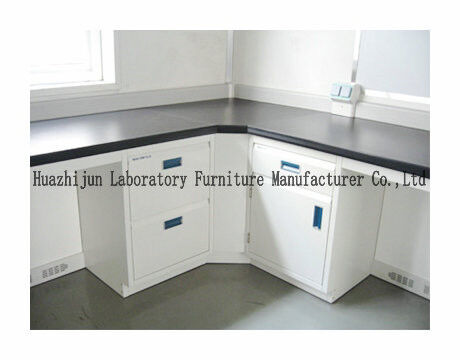 Stable Working Adjustable Lab Bench , Industrial Work Table With Reagent Shelf supplier