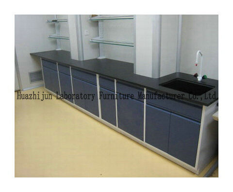 Stable Working Adjustable Lab Bench , Industrial Work Table With Reagent Shelf supplier
