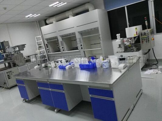 Steel / Wood Frame Lab Systems Furniture Workbench With Silent Sliding Rail supplier