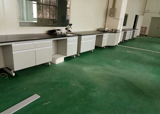 Chemical Wall Laboratory Benches And Cabinets Top Grade Square Steel Materials supplier