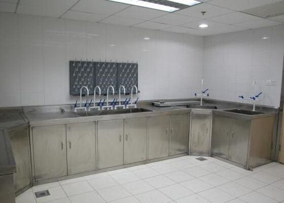 Full Stainless Steel Lab Bench , Laboratory Benches And Cabinets Custom Made supplier
