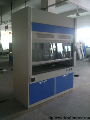 2.35m Height Steel Fume Hood Physicochemical Board Inner Liner Low Noise Level supplier