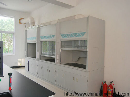 2.35m Height Steel Fume Hood Physicochemical Board Inner Liner Low Noise Level supplier