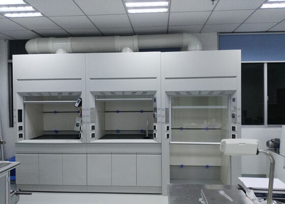12.7mm Worktops Steel Fume Hood Safe Operation Adjusted Air Volume Up To 0.5m/s supplier