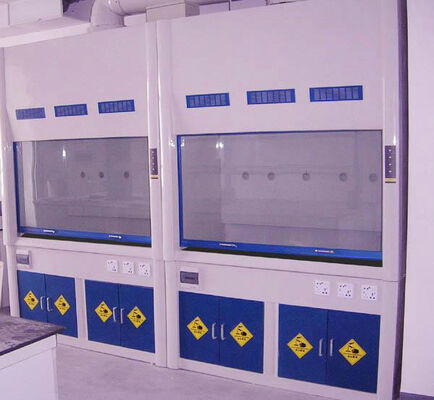 Polypropylene Fume Hood Adjustable Window Height With Full Cover Type Lighting supplier