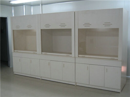 Polypropylene Fume Hood Adjustable Window Height With Full Cover Type Lighting supplier