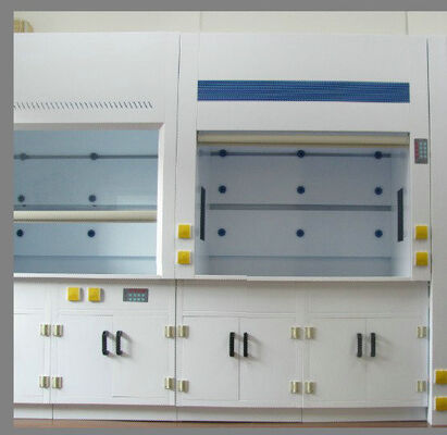 Polypropylene Fume Hood Adjustable Window Height With Full Cover Type Lighting supplier