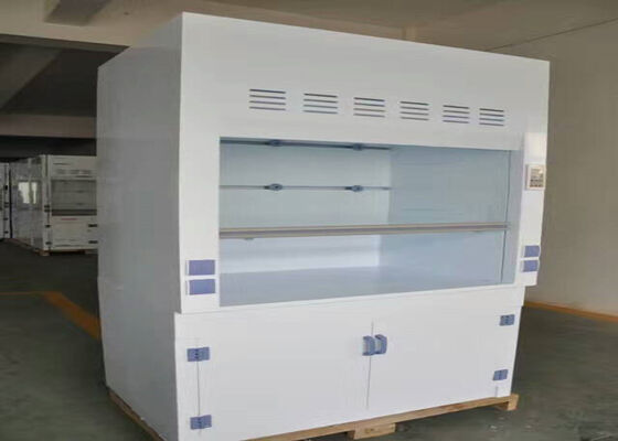 8 - 10mm Benchtops Chemical Fume Cupboard , Fume Hood Cabinet Seamless Welding supplier
