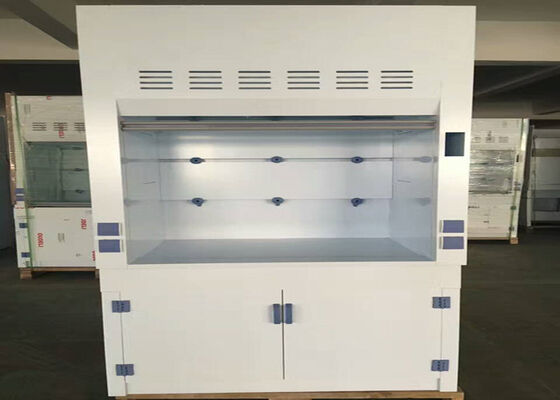 Lab Equipment PP Fume Hood Full Cover Type Lamp Inside Long Service Life supplier