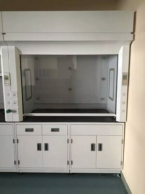 PVC Board Window Laboratory Ventilation Hoods With 8 - 10mm Cabinet Door supplier