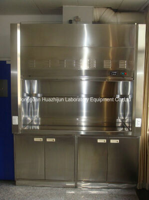 Lab Work Hood In Chemistry Lab , Ducted Fume Cupboard Laminar Air Flow supplier